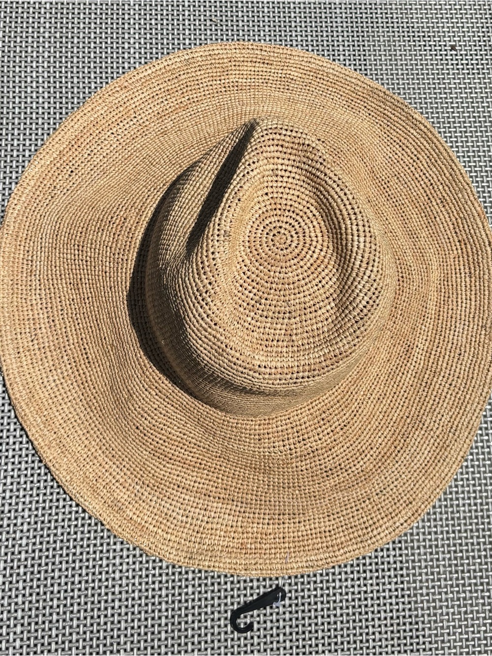 NWT Wyeth Lina Wide Brim Packable Sun Hat Natural OS UPF 50+ Beach Travel - Picture 4 of 5